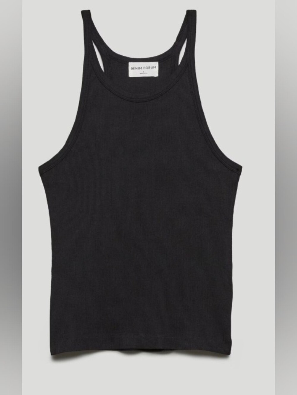 Denim Forum The Jane Ribbed Tank Aritzia Size M